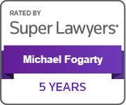 Rated by Super Lawyers Michael Fogarty 5 years